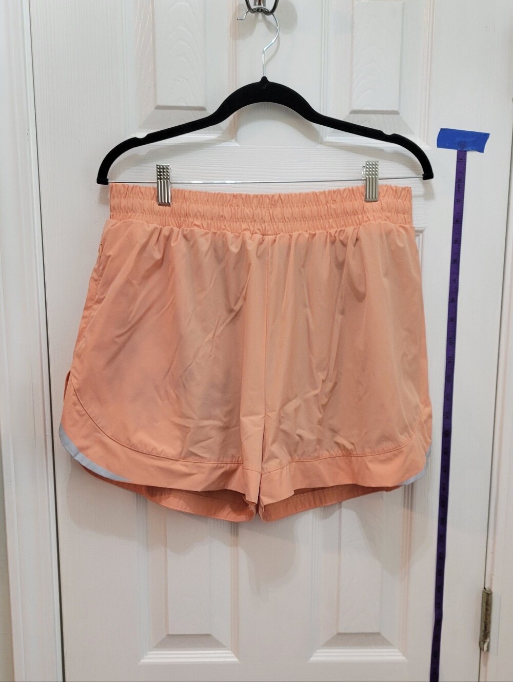 Alphalete Peach Athletic Shorts with Elastic Waist